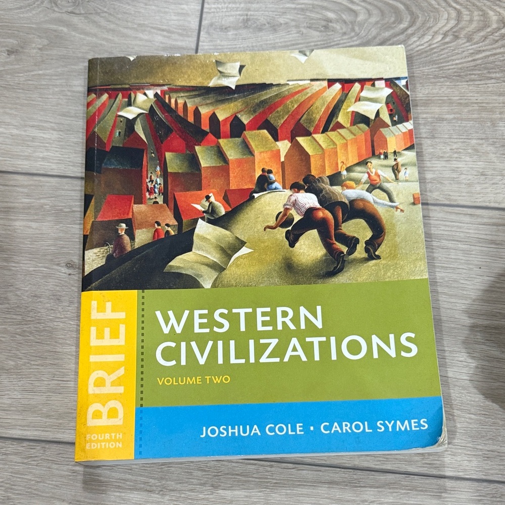 Western Civilizations Volume Two Textbook